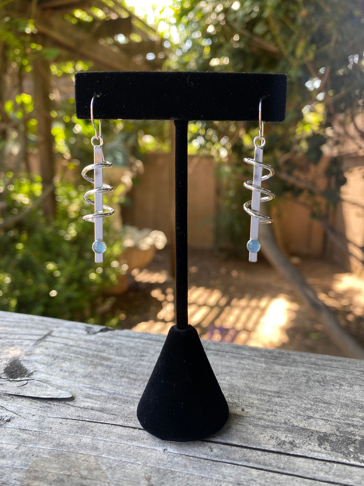 Staff and Spiral Earrings