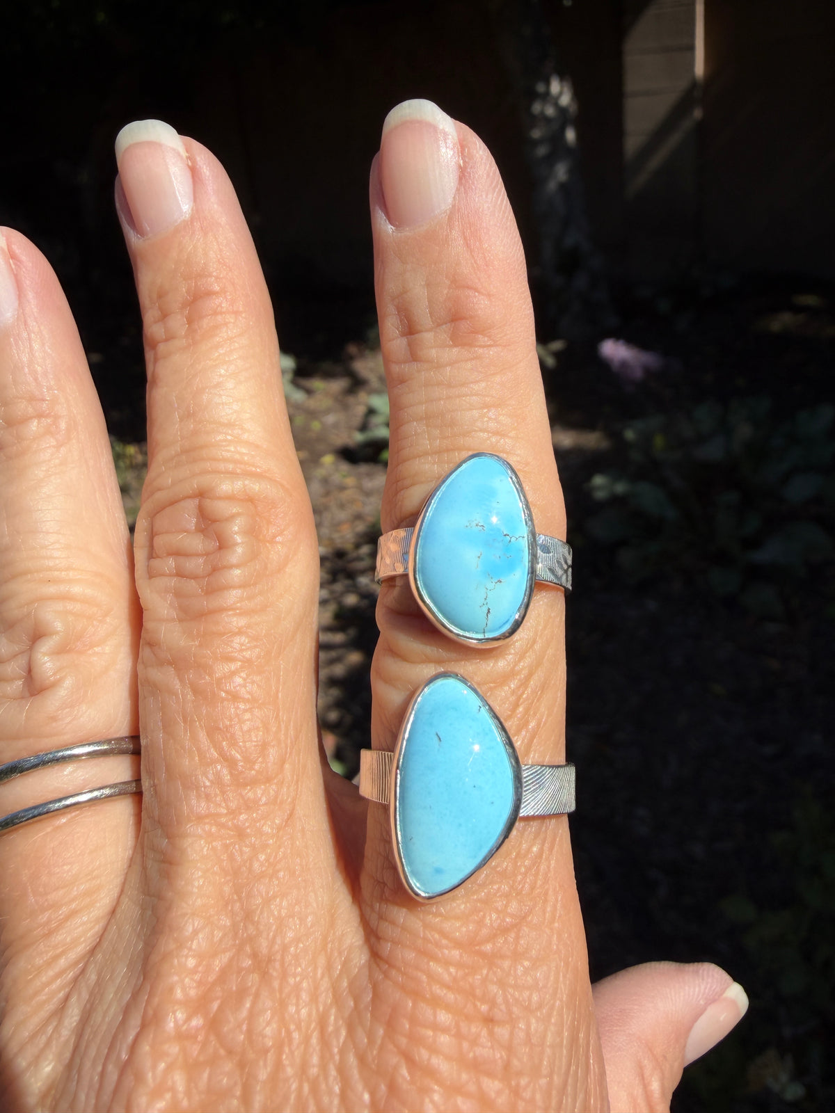 Golden Hills Turquoise Rings