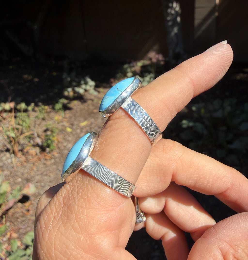 Golden Hills Turquoise Rings